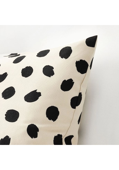 Ikea Oddny Yastık Kılıfı 50 X 50 Cm Bej - Siyah Çok Renkli