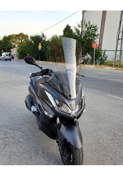 Motocam Kanuni Reha 250 Ön Cam 2022-2026 Model 72cm Şeffaf Renkli 4mm Uzun