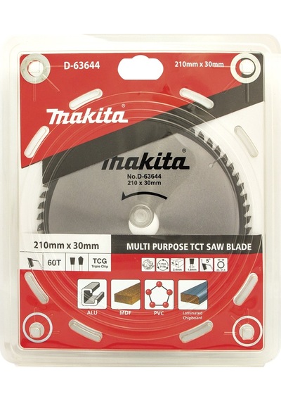 Makita D-63644 Multi 210 MM 60diş Testere