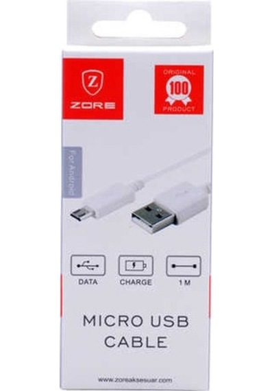 Zore Micro Usb Bronz Kablo Z-21 (517265744)