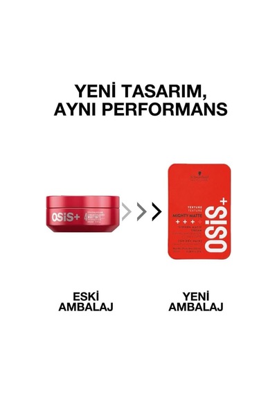 Osis+ Mighty Matte Güçlü Tutucu Mat Wax 100ml