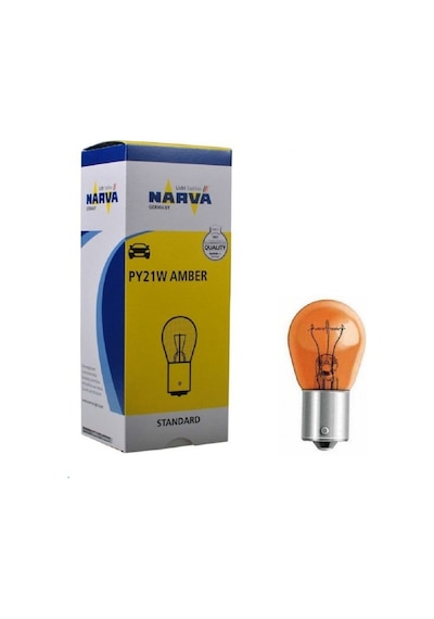 Narva 12v. Py21w Sarı Ampul No: 17638 Yakın Tırnak
