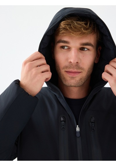 Regular Fit Erkek Mont Koyu Lacivert