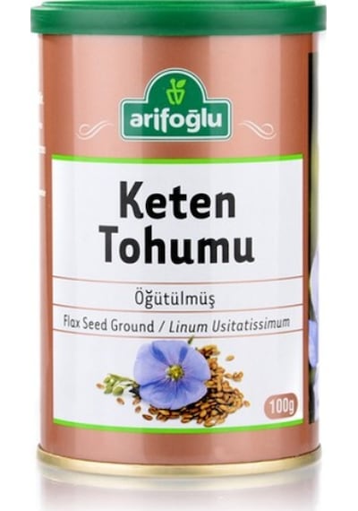 Arifoğlu Öğütülmüş Keten Tohumu Teneke 100 G