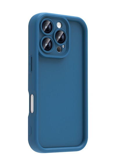 Mobilteam Apple Uyumlu iPhone 16 Pro Max Kılıf Kamera Korumalı Ananas Kapak - Mürdüm Mürdüm