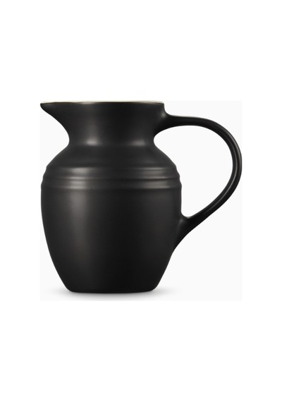 Le Creuset Küçük Seramik Meyve Suyu & Sos Sürahisi, 0.6l Siyah