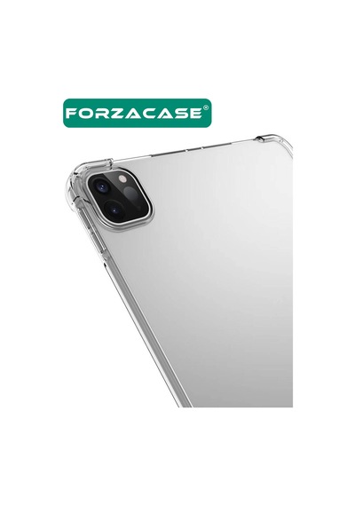 Forzacase Apple Uyumlu iPad  Pro 2024 11 İnch İle Anti Shock Silikon Kılıf Şeffaf - Fc014 Şeffaf