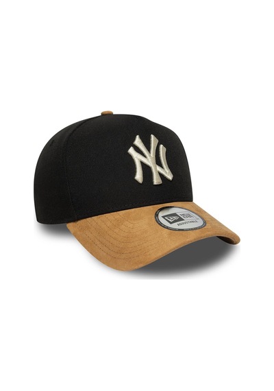 New Era New York Yankees Mlb Süet Vizör Siyah 9fprty Unisex E-çerçeve Ayarlanabilir Şapka-11607 Siyah