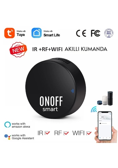 Tuya Destekli Wifi Akıllı Kutu Ir+Rf 315+433 Mhz  Kumanda