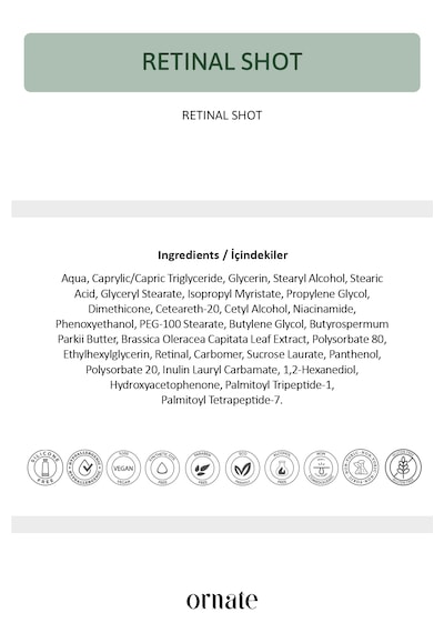 Retinal Shot %0.1 Retinal + Matrixyl 3000 %3 Kırışıklık Karşıtı Cilt Yenileyici Bakım Kremi 15 Ml