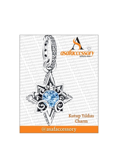 Kutup Yıldızı Charm Gümüş