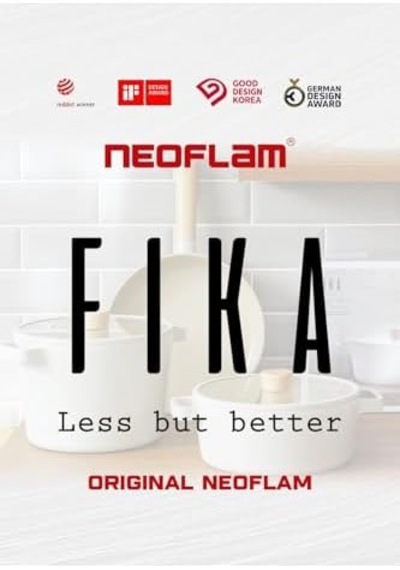 Fika Alüminyum Döküm Tencere Gri Cam Kapaklı 26 Cm