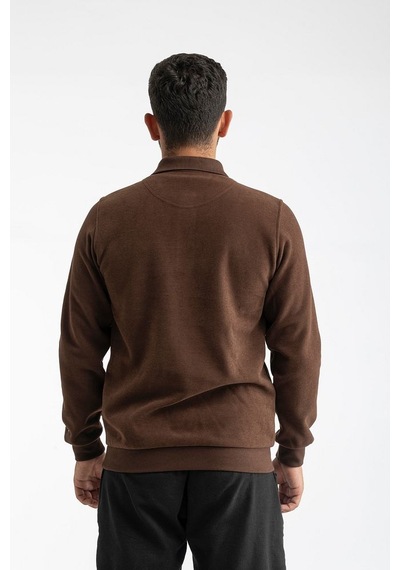 Qwerty Sweat Polo Yaka Clasıc Çok Renkli