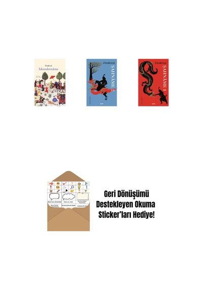 İskendernâme Ciltli + Şahnâme 2 Ciltli + Şahnâme 1 Ciltli + Okuma Sticker'ları