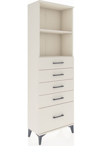 Arges Dolap 2 Raflı 5 Çekmeceli 60x30x182 Aytaşı-aytaşı Aytaşı