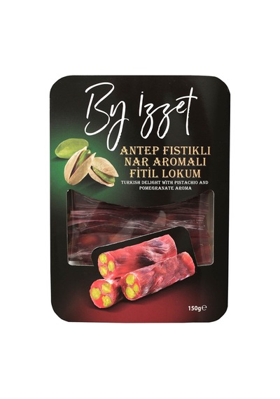3 Adet By İzzet Antep Fıstıklı Nar Aromalı Fitil Lokum 150 G