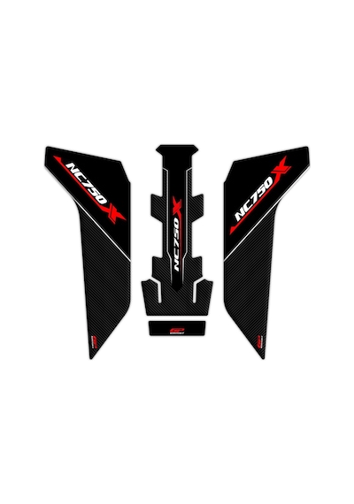 GP Kompozit Honda NC 750 X 2016-2020 Uyumlu Tank Pad Seti Gri