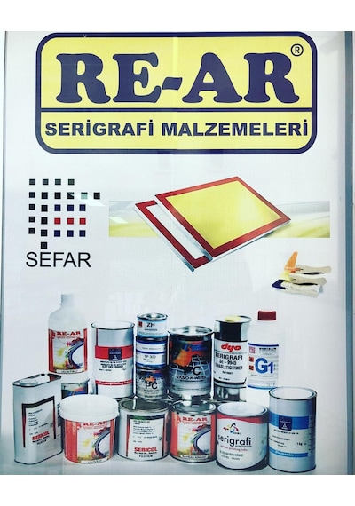 Argon Beyaz Serigrafi Baskı Boyası 1 Kg 85-700