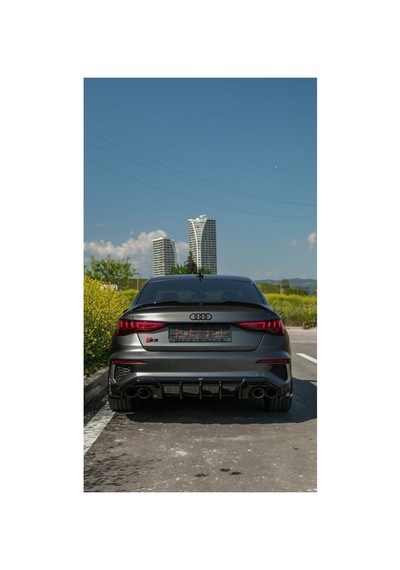 Audi A3 8y Sedan S-line 2020-2024 Body Kit Seti Ön Lip Marşpiyel Difüzör Spoiler Flap