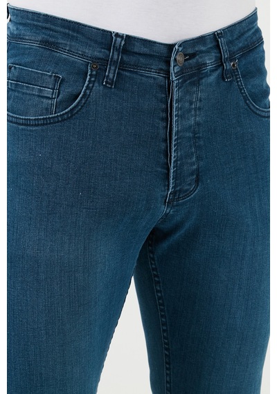 Buratti Pamuklu Yüksek Bel Slim Fit Jeans Erkek Kot Pantolon 6440305 Lacivert