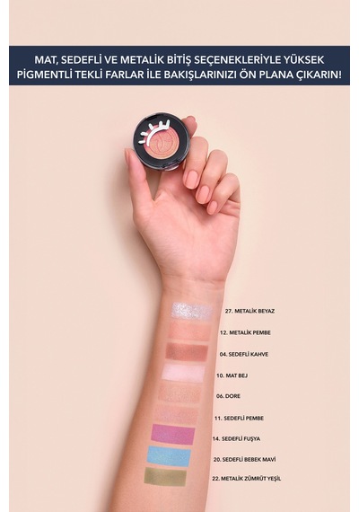 Yves Rocher Tekli Far-27. Metalik Beyaz -1.9gr-51900 27 Metalik Beyaz
