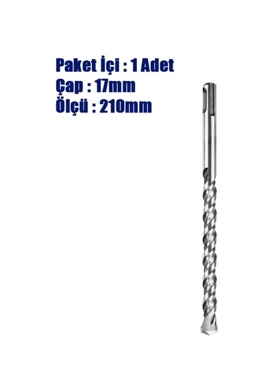 Sgs Sds Plus Matkap Ucu 17mm 210mm, Matkap Ucu