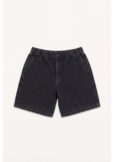 Defacto Relax Fıt Beli Lastikli Bermuda Jean Şort H7293ax26smnm40 Siyah-nm40