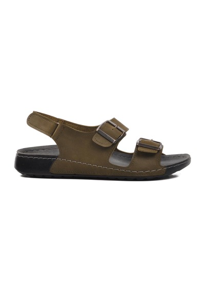 Ayakmod 80-954 Yeşil Erkek Sandalet 001