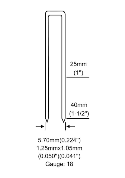 Uno 9040 U Zımba Tabancası 25-40Mm Hafif Tip.