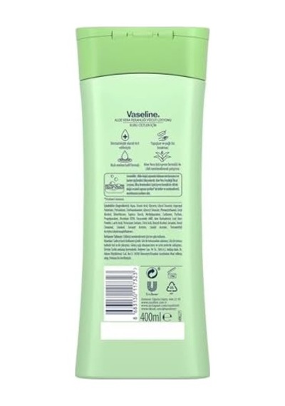 Vücut Losyonu Aloe Ferahlığı Kuru Ciltler İçin 400 Ml