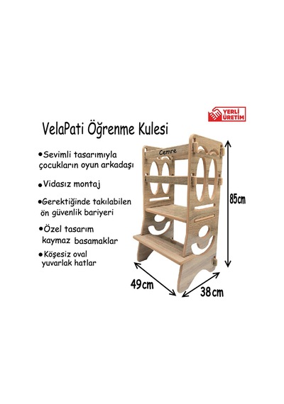 VelaPati Öğrenme Kulesi Ahşap
