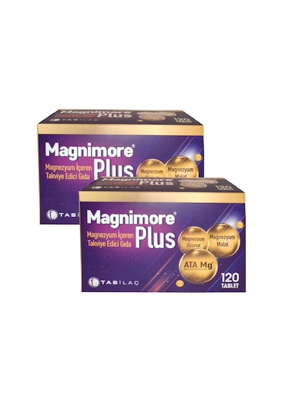 Magnimore Plus Magnezyum 2 x 120 Tablet