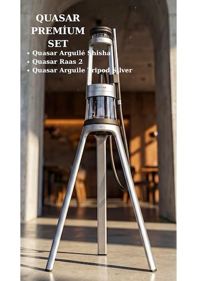 Quasar Premium Nargile Seti Silver