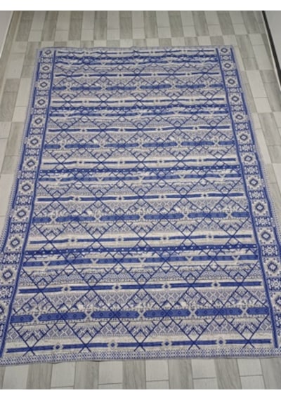 Savan Dokuma Halı Örtüsü 4m² 170 240 Kale Mavi Diğer