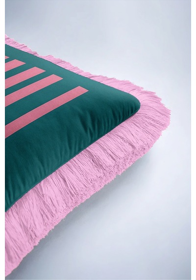 Smile Yazılı Saçaklı Yastık Kılıfı - Pop Art Genç Retro Petrol Pembe Krem Püsküllü Kırlent Kılıfı Kadim Lagün Nova Smile Yazılı Saçaklı Yastık Kılıfı - Pop Art Genç Retro Petrol Pembe Krem Püsküllü Kırlent Kılıfı Kadim Lagün Nova
