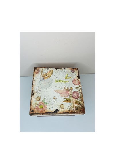 Bebek Odası Çocuk Odası Düzenleyici Ahşap Kutu Pembe - 635469667