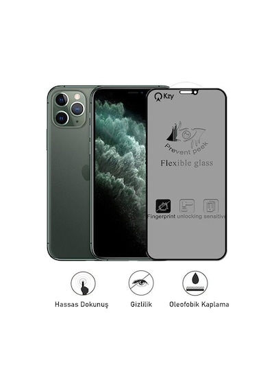 Realme C11 ile Uyumlu Tam Kaplayan Parlak Seramik Nano Esnek Hayalet Ekran Koruyucu