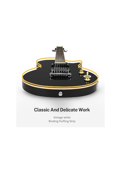 Donner Dlp-124b Lp Elektro Gitar Paketi Siyah