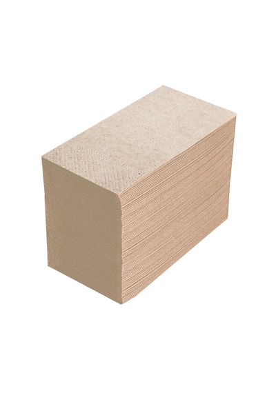 Kraft Peçete 24x24 Garson Katlama 100'lü Açık Kum