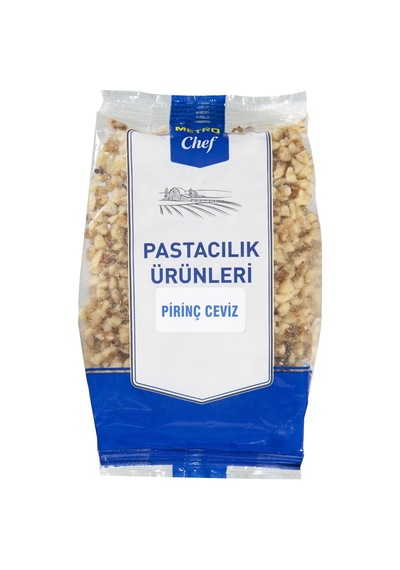 Metro Chef Pirinç Ceviz 250 G - Kek, Kurabiye, Salata İçin İdeal 3'li Ekonomik Paket - 3 Adet Tarı