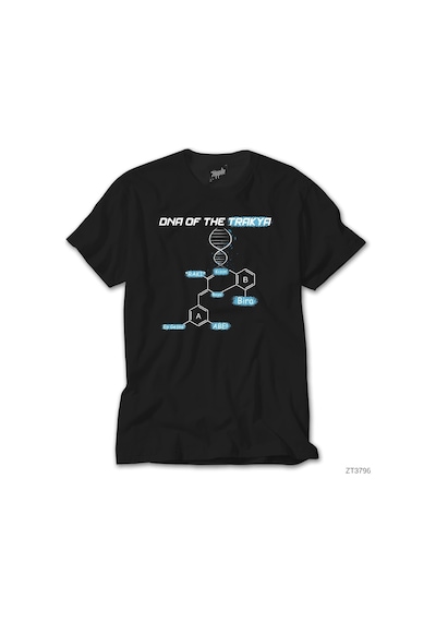 Dna Of The Trakya Siyah Tişört Siyah