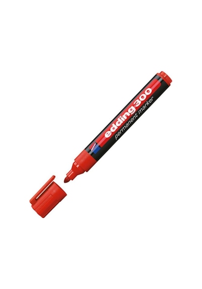 E-300 Kırmızı Permanent Markör Kalem