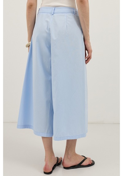 Antioch Pileli Culotte Pantolon Mavi