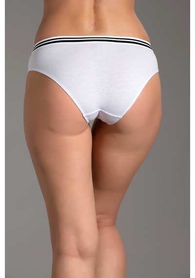 Newbra Kadın Penye Slip Külot - Beyaz
