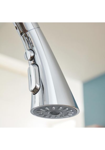 Grohe Eviye Bataryası Spiralli 2 Fonksiyonlu Zedra Krom- 32294002