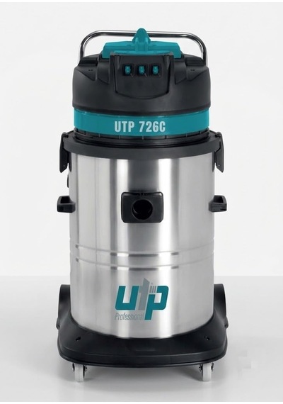 Utp 726c Endüstriyel Tip Islak Kuru Elektrikli Süpürge, 3 Motorlu 3600w Yüksek Emiş Gücü, 72 L Paslanmaz Çelik Gövde, Sanayi Tipi Ağır Hizmet Süpürücüsü