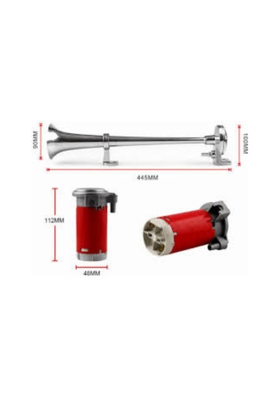 Robust Marin Korna Tekne Kamyon Kamyonet Kendinden Havalı Motorlu 12v Marin Korna Role li