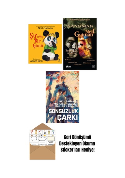Şu Nun Bir Günü + Sandman 11 Sonsuz Geceler + Sonsuzluk Çarkı Ara Dünya 3 Ciltli