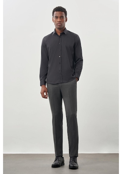 İmza Koyu Antrasit Uzun Kol Düz Bez Ayağı Sert Yaka Cepsiz Esnek Classic Slim Fit Gömlek 1004245223 070 Koyu Antrasit İmza Koyu Antrasit Uzun Kol Düz Bez Ayağı Sert Yaka Cepsiz Esnek Classic Slim Fit Gömlek 1004245223 070 Koyu Antrasit