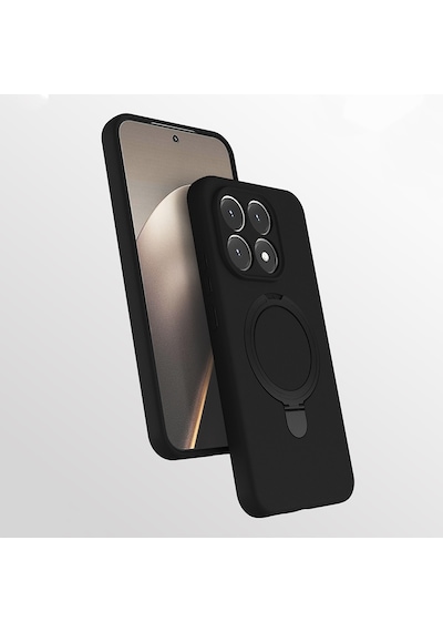 Xiaomi 15t Kılıf M-safe Şarj Özellikli Standlı Samara Kılıf Siyah